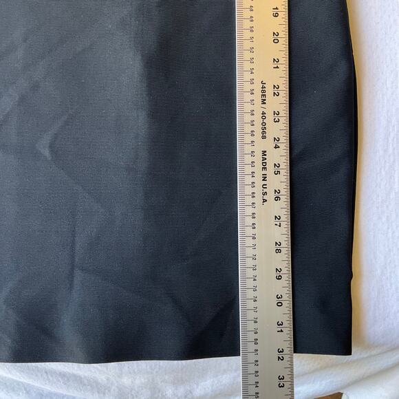 Love J Women Mini Dress size M Sleeveless Deep Cut Sexy Simple Solid Black NWT - Picture 5 of 10